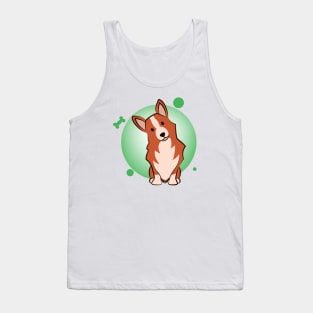 Cute corgi cartoon Tank Top